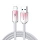 Joyroom S-A42 Crystal-Clear Series 3A USB-A - Lightning cable 1.2m - white
