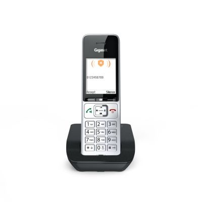 7. Gigaset 500 Comfort ECO DECT GAP CAT-iq silver cordless phone