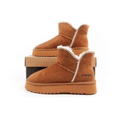 10. Wrangler Elsa winter boots ankle boots insulated comfortable fashionable brown