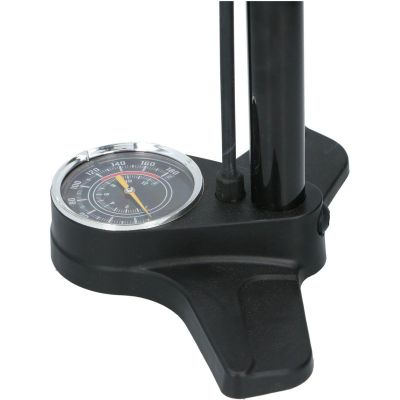 6. WORKSHOP/BICYCLE PUMP 180PSI (12BAR) WITH PRESSURE GAUGE XQMAX PRO