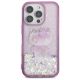 3. Hello Kitty Liquid Glitter 50TH Anniversary Party iPhone 16 Pro Max Case - Purple