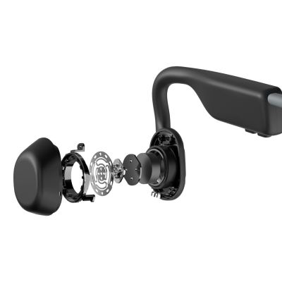 4. Shokz OpenMove USB-C Wireless Bone Conduction Headphones Gray