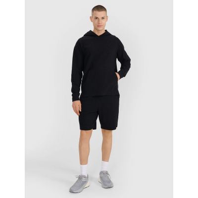 3. Men's sweatshirt with hood, open, 4F 4FWSS25TSWSM1558-20S