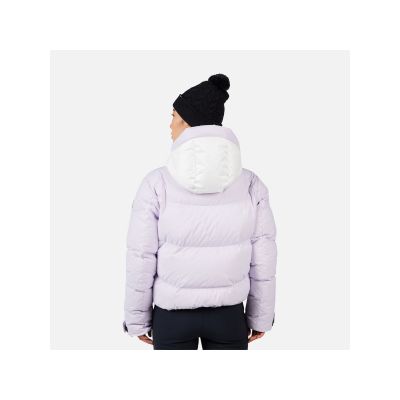 3. ROSSIGNOL W DAILLE DOWN JKT women's ski jacket gray