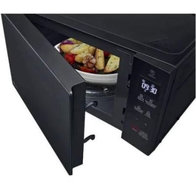 2. LG MS2032GAS Microwave Black Microwave Solo Countertop 20L 700W