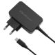 QOLTEC GaN POWER PRO Charger | 1x USB-C | 65 W | 5–20 V | 3–3.25 A | BLACK