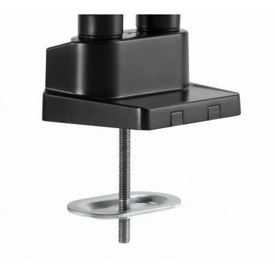 5. GEMBIRD ADJUSTABLE DESK ARM/MOUNT FOR 2 MONITORS + NOTEBOOK SHELF 17–32, VESA 100 X 100 MM, UP TO 8 KG