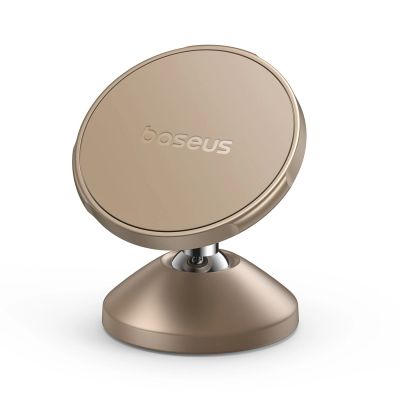 5. Baseus GoTrip DC1 Magnetic Holder Compatible with MagSafe for Windshield/Dashboard - Gold