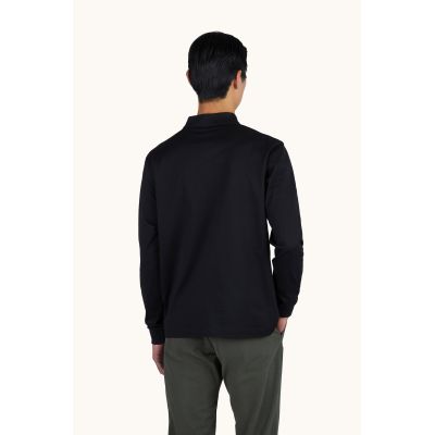 2. Paul&Shark men's cotton polo shirt black 99311003-11 - classic, elegant