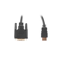 Lanberg CA-HDDV-20CU-0030-BK cable (HDMI M - DVI-D (24+1) M; 3m; black)