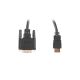 Lanberg CA-HDDV-20CU-0030-BK cable (HDMI M - DVI-D (24+1) M; 3m; black)