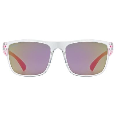 2. Uvex rookie clear multisport glasses boy, girl full rim pink, translucent