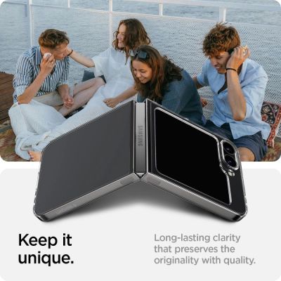 16. Spigen Airskin Case for Samsung Galaxy Z Flip 6 - Clear