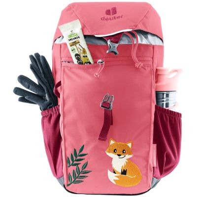 8. Deuter 3610225 hiking backpack pink, red polyester