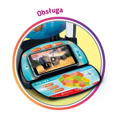 9. Clementoni Set - Interactive Eduglobus Real Time