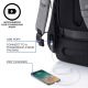 40. XD DESIGN ANTI-THEFT BACKPACK BOBBY HERO REGULAR GREY P/N: P705.292