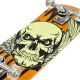 7. SKULL BEST SPORTING WOODEN SKATEBOARD