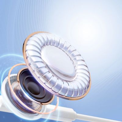 9. Joyroom JR-EC05 USB-C in-ear headphones - white