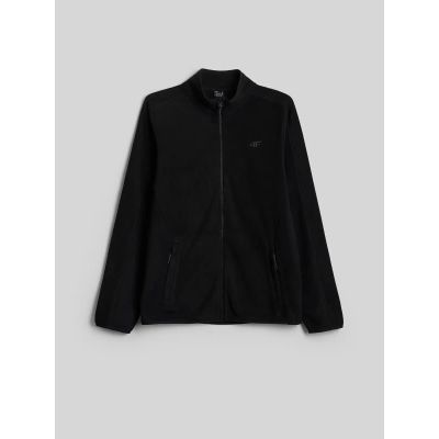 3. Men's fleece with stand-up collar, zip-up, 4F 4FWMM00TFLEM489-20S