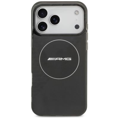 3. AMG Double Layer Transparent Smocked MagSafe Case for iPhone 17 Pro Max - Black