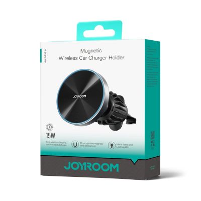 5. Joyroom Magnetic Car Holder Wireless Charger 15W for Air Vent Black (JR-ZS240 Pro)