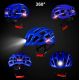 2. Rockbros MTB bike helmet with light blue 57-62cm