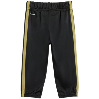 7. adidas Essentials Climacool Kids Tracksuit Black and Gold JC8857