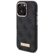 2. Guess 4G Logo Plate MagSafe Case for iPhone 16 Pro - Black