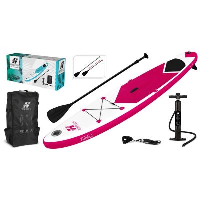 9. SUP BOARD SET 150KG INFLATABLE HONOLULU 320x76x15CM RED