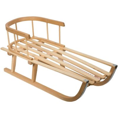 7. NINA WOODEN SLEDGE WITH BACKREST