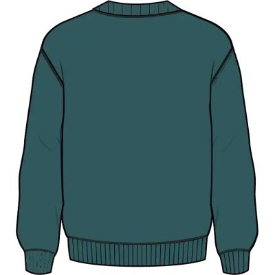 4. Men's round neck sweatshirt without zipper 4F 4FWAW26TSWSM2736-46S