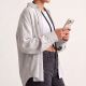 22. Tech-Protect C10S Rope Phone Lanyard - Black and Titanium