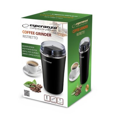 2. ESPERANZA COFFEE GRINDER RISTRETTO BLACK EKC008K