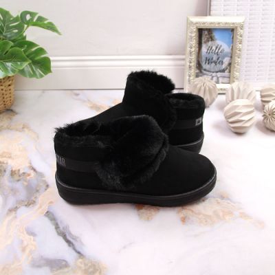 7. Big Star W INT1752 platform snow boots black