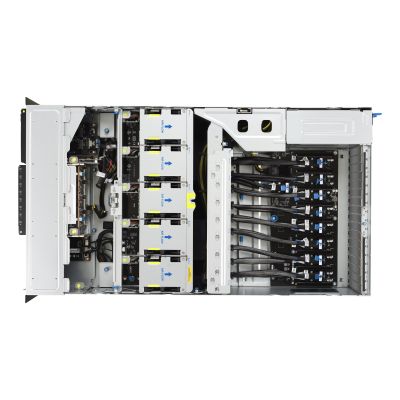12. Asus Rack Platform (4U) ESC8000A-E13X AMD EPYC 9005 (8xNVMe, 2xM.2, 2x10Gbe, 8xQSFP, IPMI, R3200W)