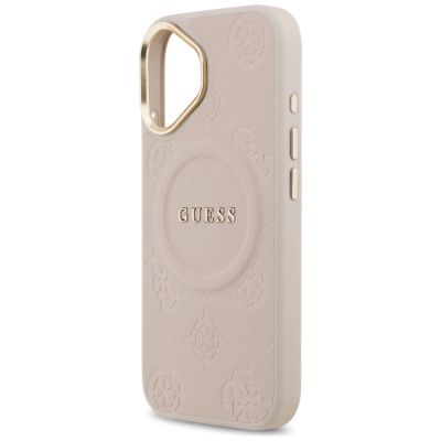 6. Guess Peony Hot Stamp MagSafe iPhone 17 Case - Pink