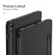 6. Dux Ducis Domo flip and smart sleep case for Samsung Galaxy Tab S9 - black