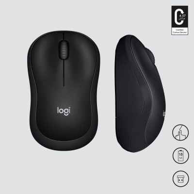 7. Logitech M220 Silent Mouse 910-004878 (optical; 1000 DPI; black)