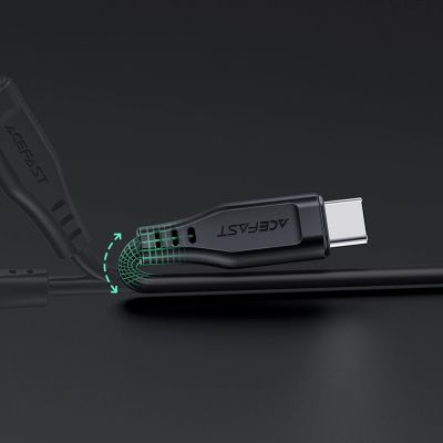 11. Acefast C3-01 Lightning - USB-C PD cable 30W 3A 480Mb/s 1.2m - white