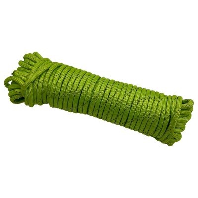5. REFLECTIVE TRAVEL ROPE 15M GREEN REDCLIFFS