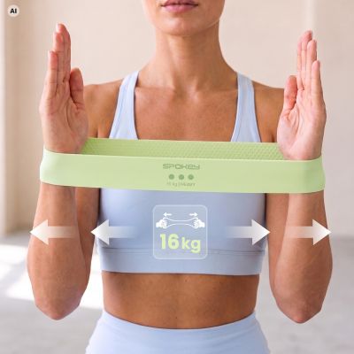 4. Spokey JUICY heavy resistance training band with anti-slip structure