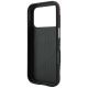 7. Guess Blossom Roses Print MagSafe Case for iPhone 18 Pro / 17 Pro – Black