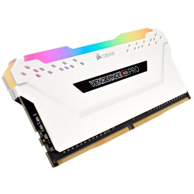 2. Corsair Vengeance RGB PRO - DDR4 - Kit - 32 GB: 2 x 16 GB - 288-PIN DIMM - 3200 MHz / PC4-25600 - CL16 - 1.35 V - Unbuffered - Non-ECC - White