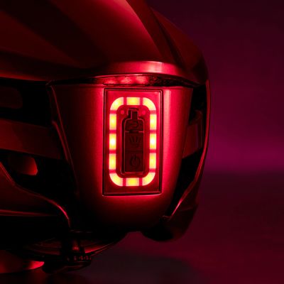 6. Rockbros ZK-077 Bike Helmet with Integrated Multi-Directional Lighting 57-61 cm - Black