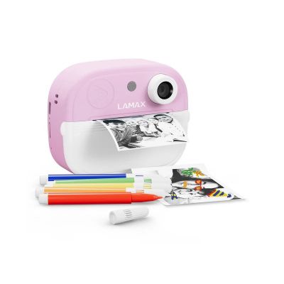 2. LAMAX InstaKid2 Play Children's Camera, Pink