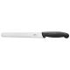 KOHE Knife, blade length 211mm, serrated, black