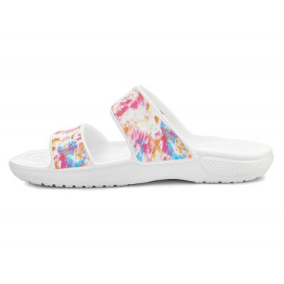 5. Crocs Classic Tie Dye Graphic Sandal W 207283-928 flip-flops