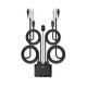 6. Lindy 42344 KVM Switch Rack Mounting Options Black