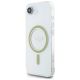 2. Guess IML Glitter Circle MagSafe iPhone 16e Case - Clear