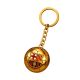 11. FC Barcelona original licensed keychain in the shape of a golden ball with the B7081 coat of arms